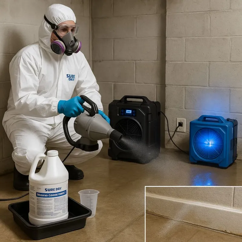 Sanitization and Odor Removal process in Highfield-Cascade, MD