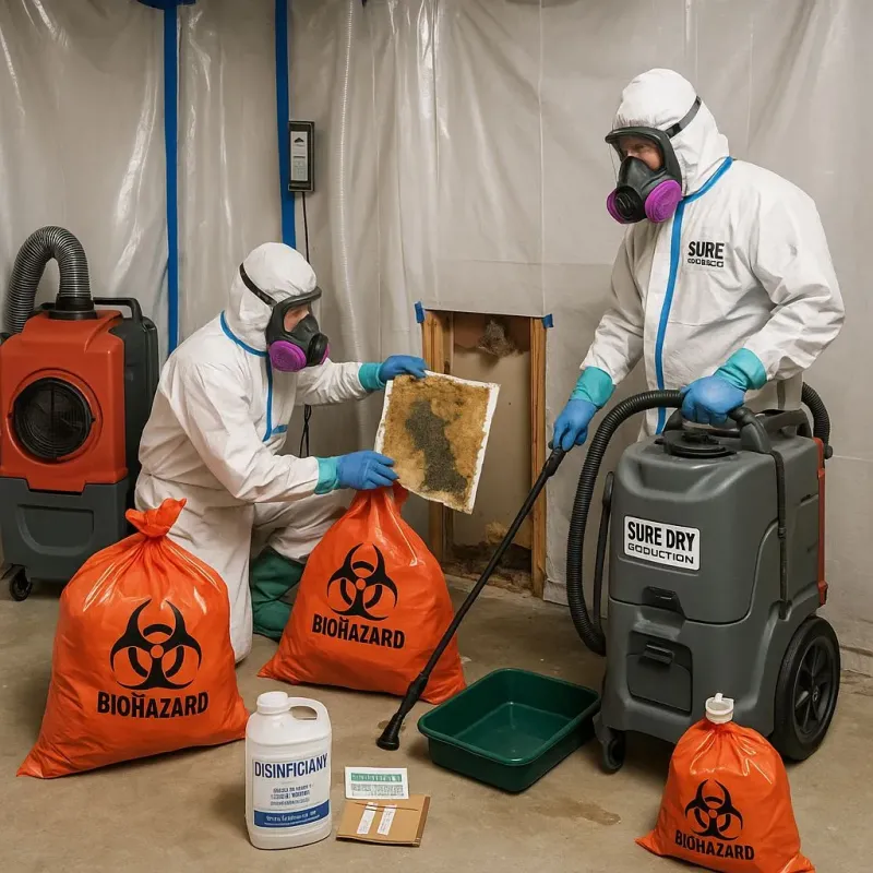 Contaminated Water Handling Protocols process in Highfield-Cascade, MD