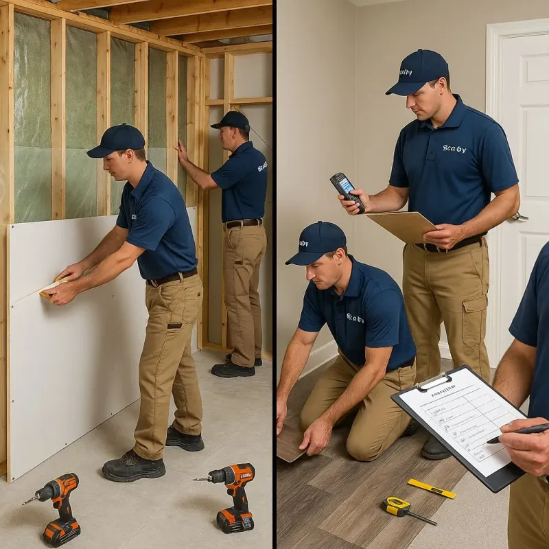 Repairs and Reconstruction process in Highfield-Cascade, MD